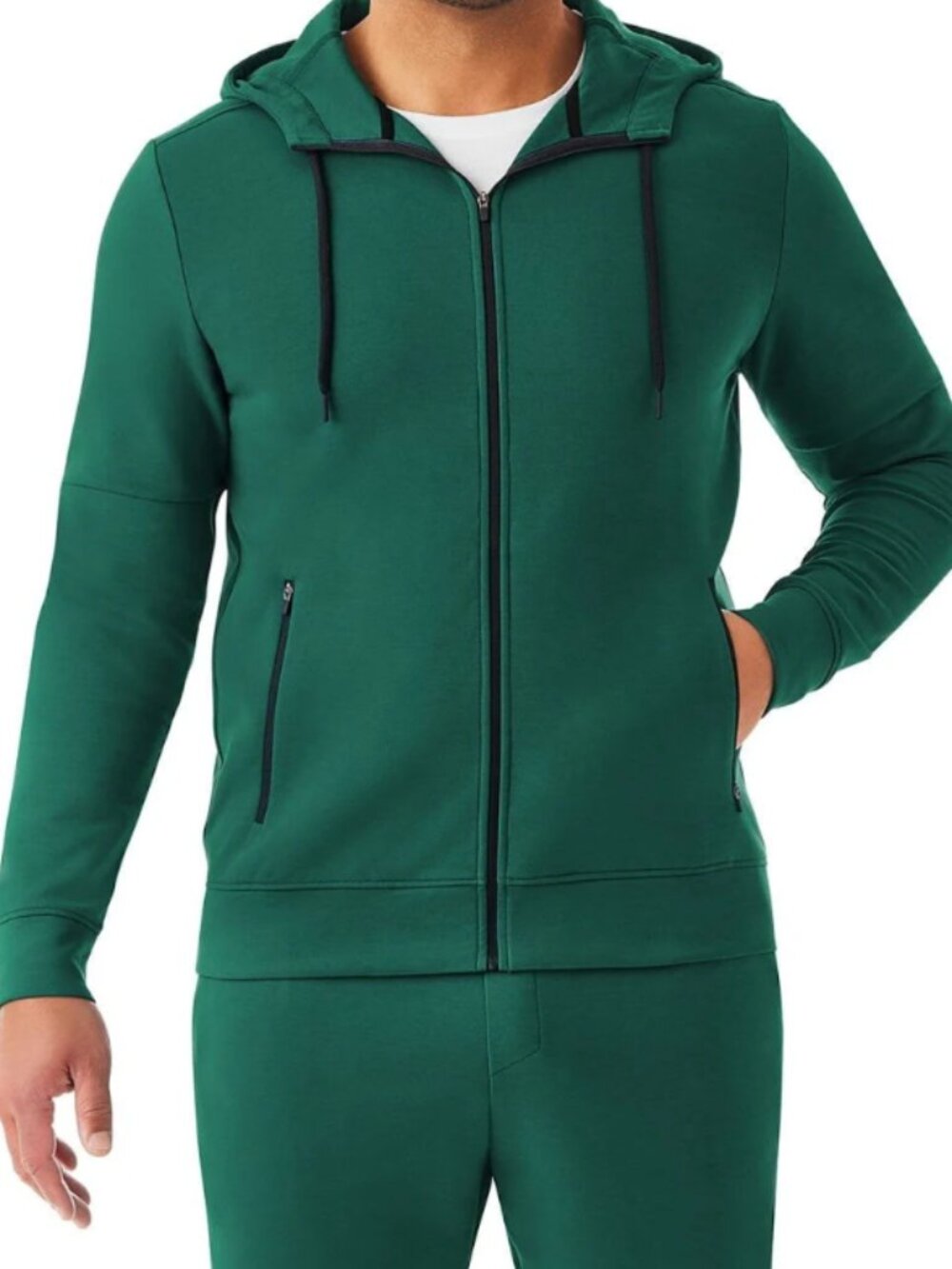Member's Mark Men's Everday Active Full Zip Hoodie Green S